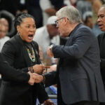Geno Auriemma apologizes after tense endgame exchange with Dawn Staley in UConn loss