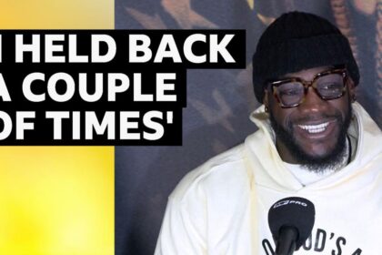 I held back for Chisora's children, says Wilder