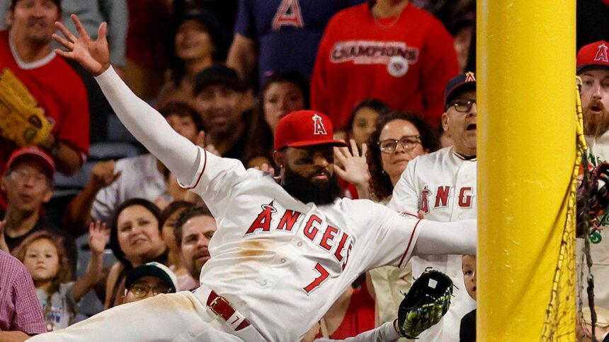Angels outfielder Jo Adell incredibly robs three home runs in win: ‘Greatest defensive game I’ve eve