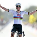 Mighty Pogacar equals record with third Flanders win