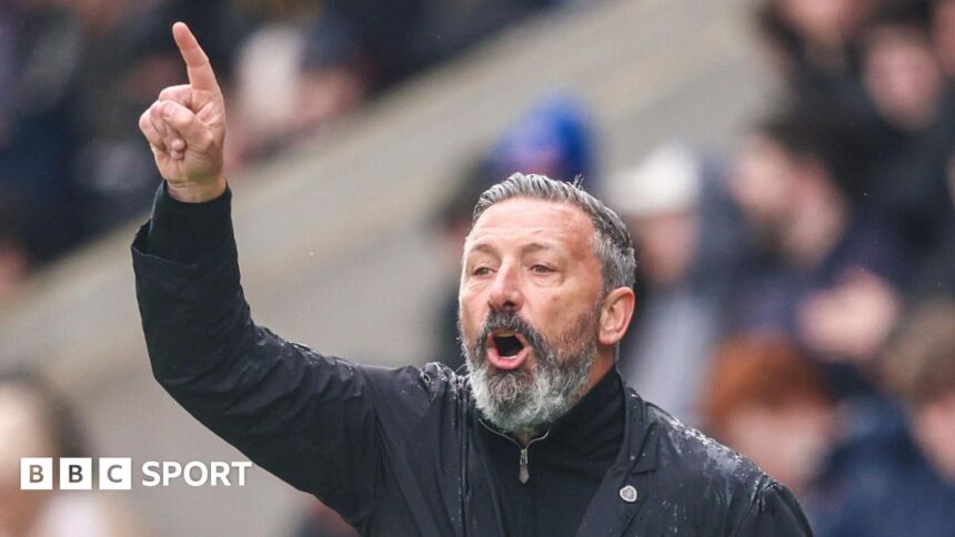 'We're still top of the league' - McInnes' Hearts reminder