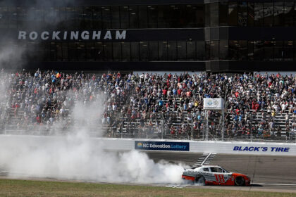 William Sawalich wins NASCAR O'Reilly race at Rockingham in 2026