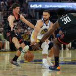 Kevin Durant, Rockets spoil Stephen Curry's return from injury, beat Warriors 117-116