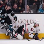 Sharks continue playoff push with win over Blackhawks