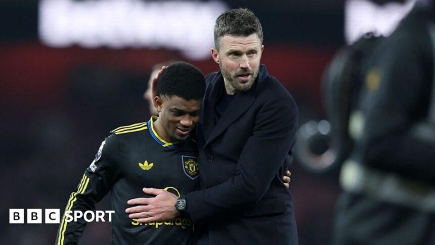 Amad backs Carrick for Manchester United job