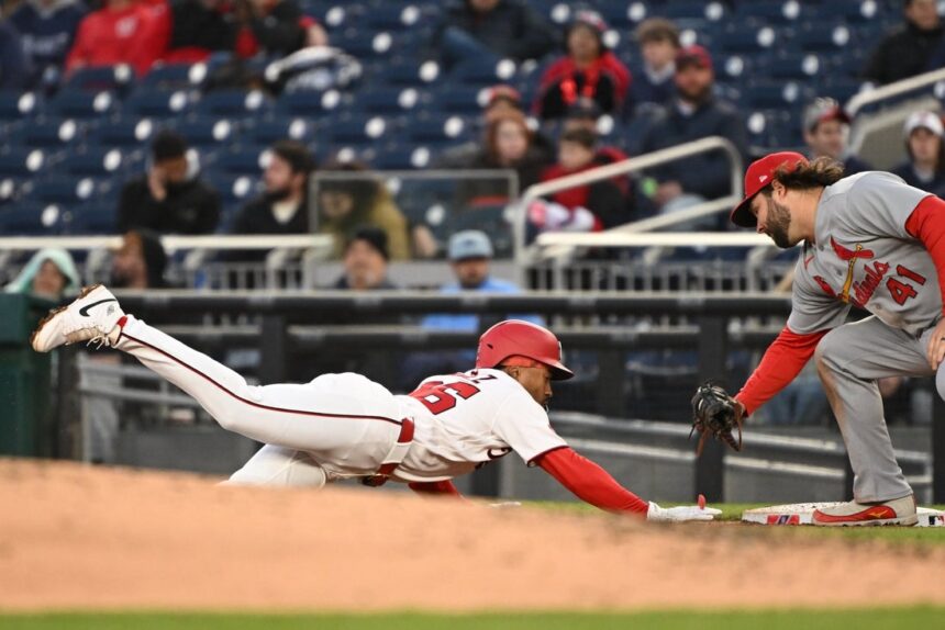 Late rallies lift Cardinals to 10-inning win over Nationals
