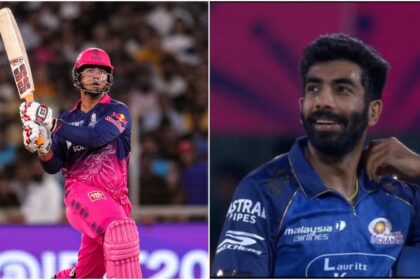 Vaibhav Sooryavanshi stuns Bumrah with first-ball six, MI ace can only smile