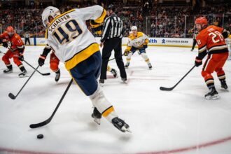 Predators blank Ducks to move into playoff position