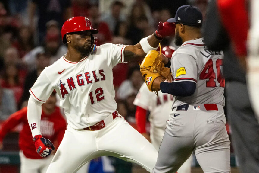 Angels' Jorge Soler and Braves' Reynaldo López receive 7-game suspensions following brawl