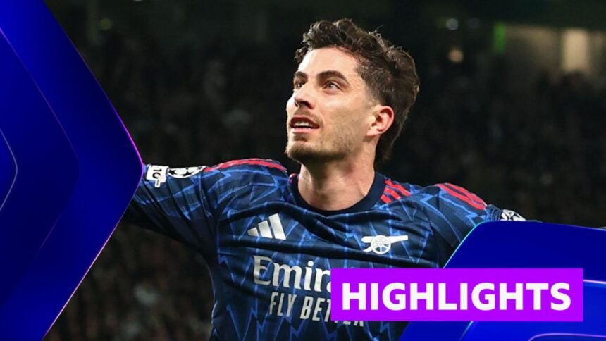 Late Havertz goal gives Arsenal first-leg win over Sporting