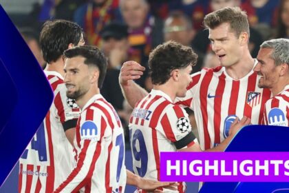 Alvarez scores superb free-kick as Atletico beat 10-man Barca