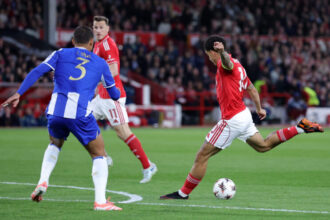 Nottingham Forest edge 10-man Porto to reach first European semi-final in 42 years