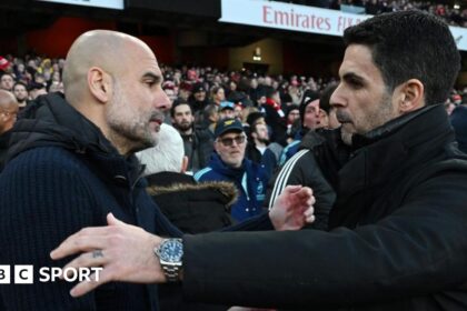 Guardiola says he enjoys watching Arsenal play