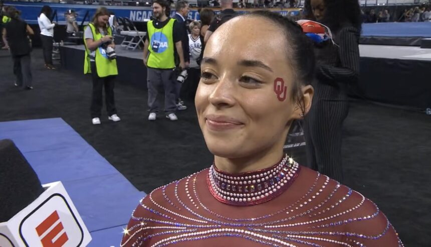 Torrez wins NCAA gymnastics all-around crown, Chiles takes floor title