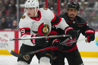 Martinook’s goal lifts Hurricanes past Senators 3-2 in 2OT in NHL playoffs