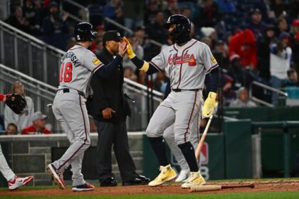Braves ring up sixth straight win with big inning vs. Nationals