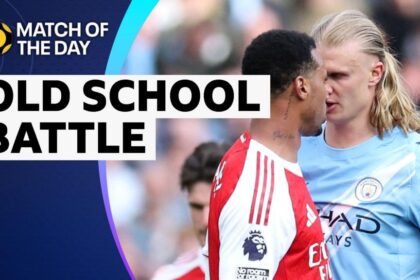 How Haaland and Gabriel went head-to-head in 'old school battle'