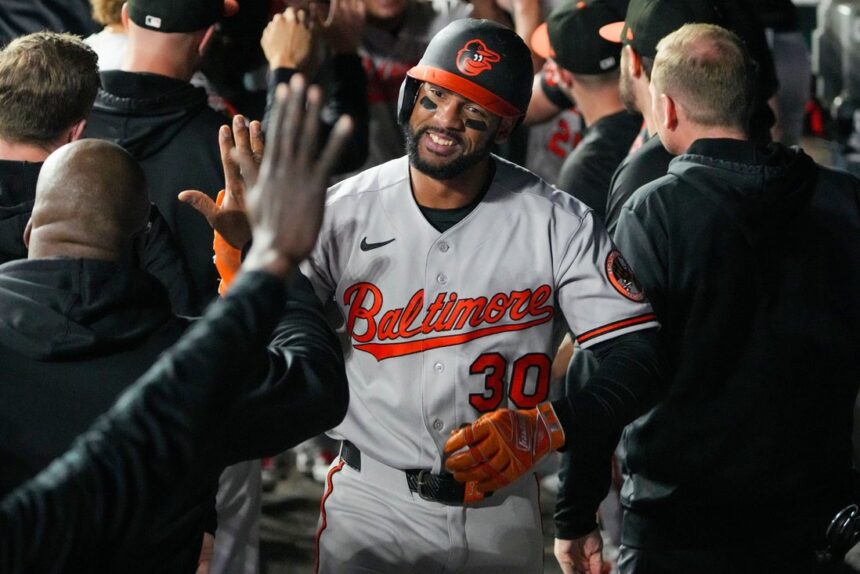 MLB roundup: Leody Taveras' 12th-inning slam sends O's past Royals