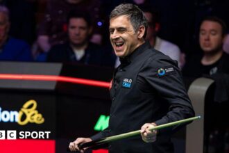 O'Sullivan in charge against China's He at Crucible