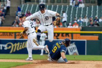 Tigers embarrassed by Brewers in 12-4 loss; Jake Rogers throws 1st strikeout