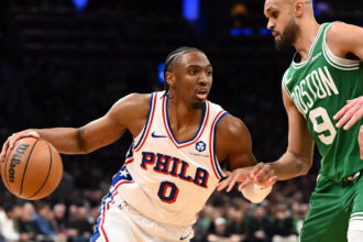Edgecombe, Maxey have big scoring nights, 76ers beat Celtics 111-97 to tie first-round series