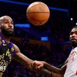 James shines for Lakers while Wembanyama concussed