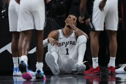 Victor Wembanyama concussed after face-first fall in Spurs’ loss to Trail Blazers