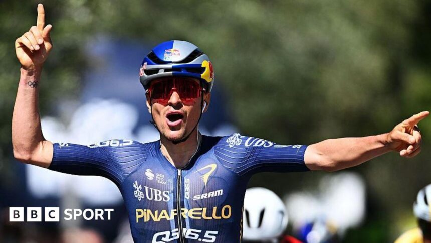 Pidcock wins stage weeks after serious crash