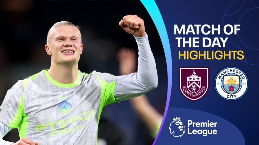 Man City move top with win as Burnley relegation confirmed