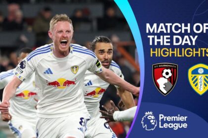 Leeds score late to earn draw at Bournemouth