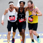 'Greatest feeling ever': Runners help exhausted man finish Boston Marathon