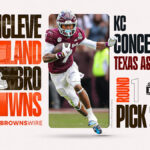 Browns select WR KC Concepcion with the 24th pick in 2026 NFL Draft