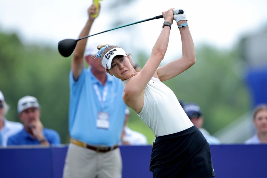 Nelly Korda takes early lead at Chevron Championship