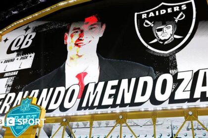 Raiders take Mendoza with first pick of NFL Draft