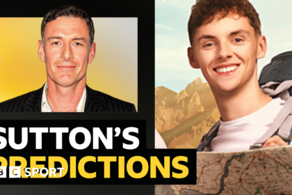 Sutton's predictions v Race Across the World podcast host Alfie Watts