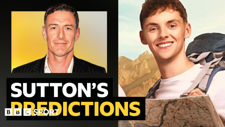 Sutton's predictions v Race Across the World podcast host Alfie Watts