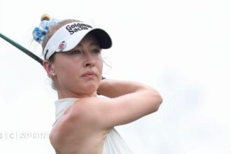 Korda takes Chevron lead as England's Rhodes impresses