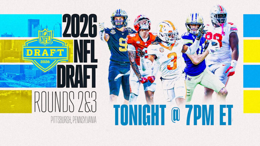 How to watch Day 2 of the 2026 NFL Draft and the Saints' pick time