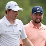 Fitzpatricks charge into lead in PGA pairs event