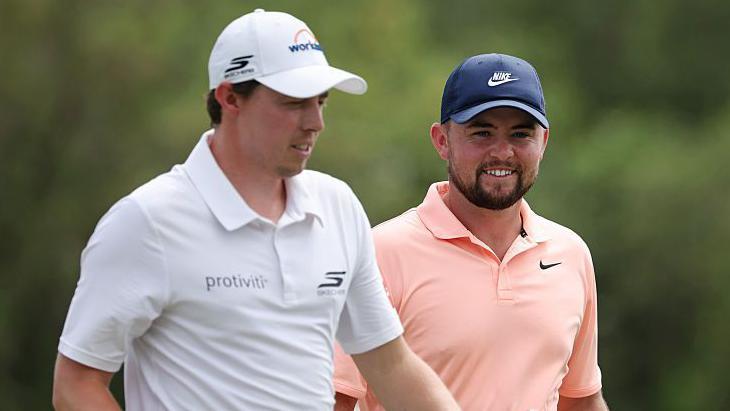 Fitzpatricks charge into lead in PGA pairs event