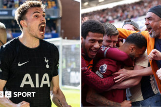 Three goals, eight chaotic minutes - how day of relegation drama unfolded