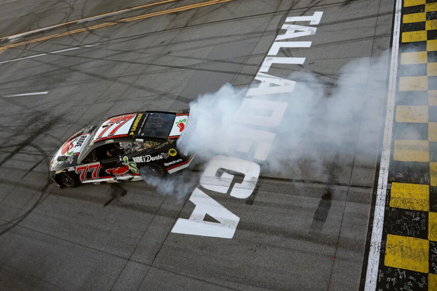 Carson Hocevar wins NASCAR Cup Series race at Talladega in April 2026