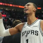 Spurs win again on Wembanyama's play-off return