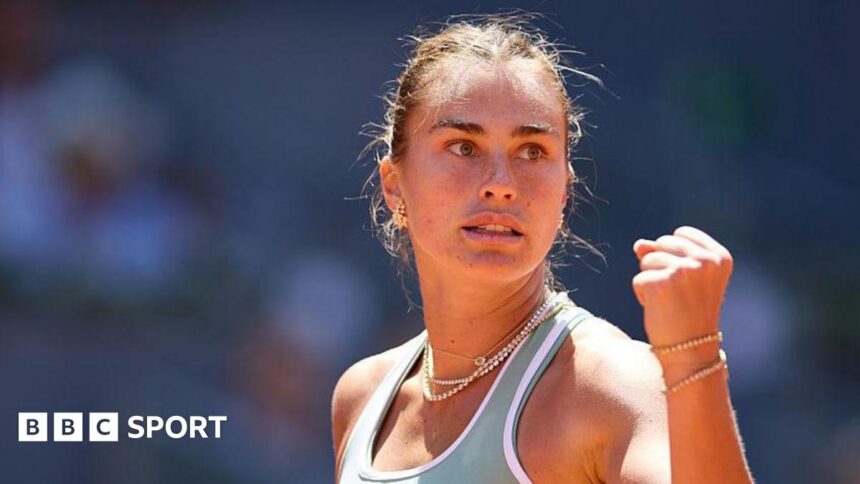 Sabalenka fights back to beat Osaka at Madrid Open