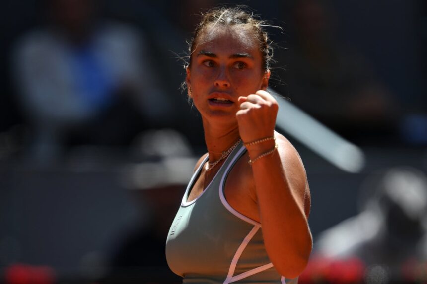 Aryna Sabalenka fights back from set and break down to overcome Naomi Osaka at Madrid Open