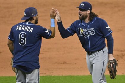 Ryan Vilade, Rays chase series-clinching win over Guardians