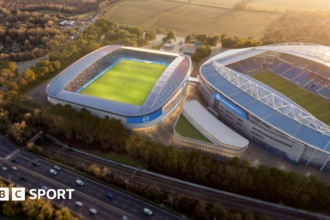 Brighton plan Europe's first purpose-built women's stadium