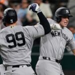 Aaron Judge, Ben Rice make rare history as Yankees duo blast homers in win over Rangers