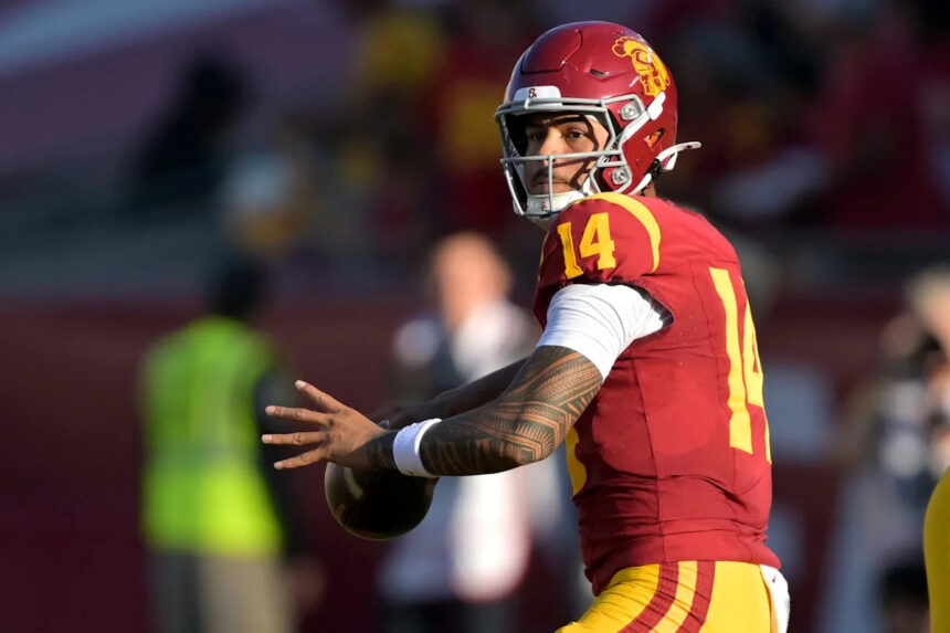 Why does this 2027 NFL mock draft have Lions picking QB in Round 1?