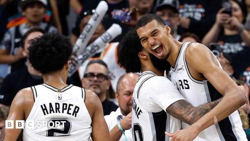 'Superstar' Wembanyama helps Spurs clinch series